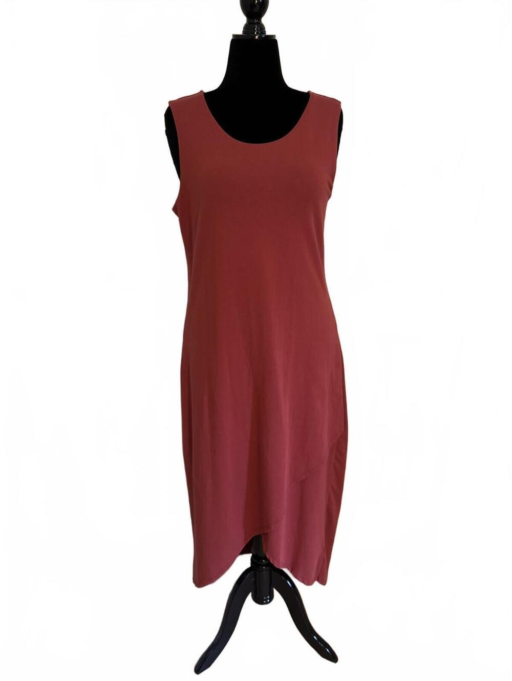 Ady P Dress - Cranberry Sleeveless High-low Maxi Dress Size: 1x